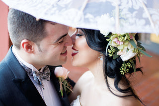 Bride and Groom wedding day photo