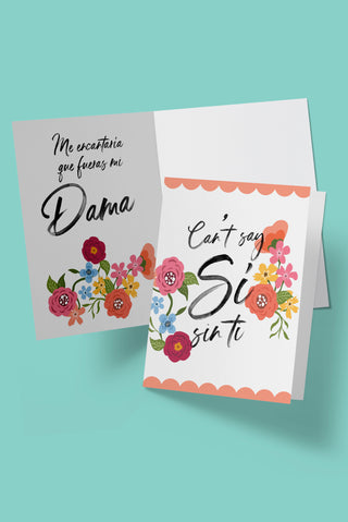 Spanish Bridesmaid Card