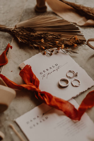 Vow Books - Cotton Paper and Silk Ribbon (Boho)