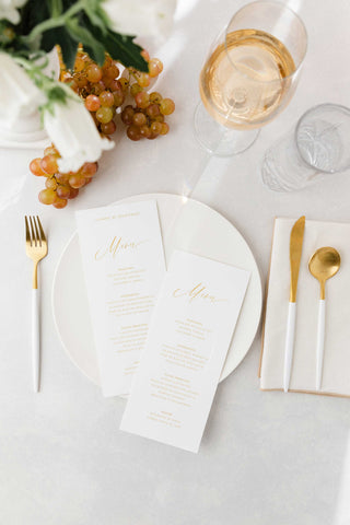 Vanderbilt Hotel, Menu