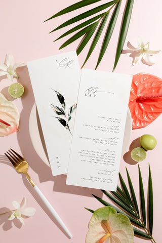 La Bella Pianta, Menu