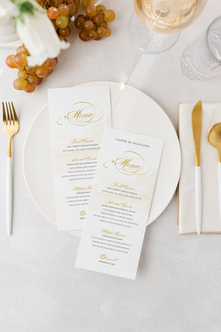 Ghirlanda Floreale, Menus