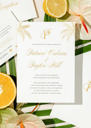 Palme Eleganti, Invitation Suite