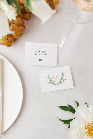 Ghirlanda Floreale, Place Cards