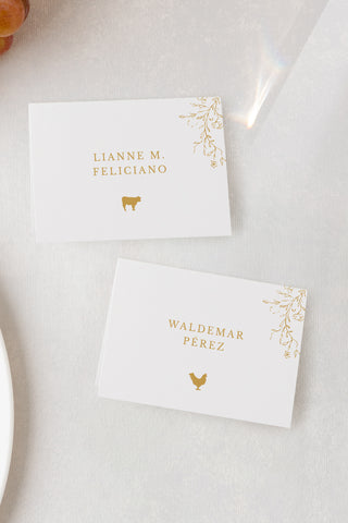 Unione Reale, Place Cards