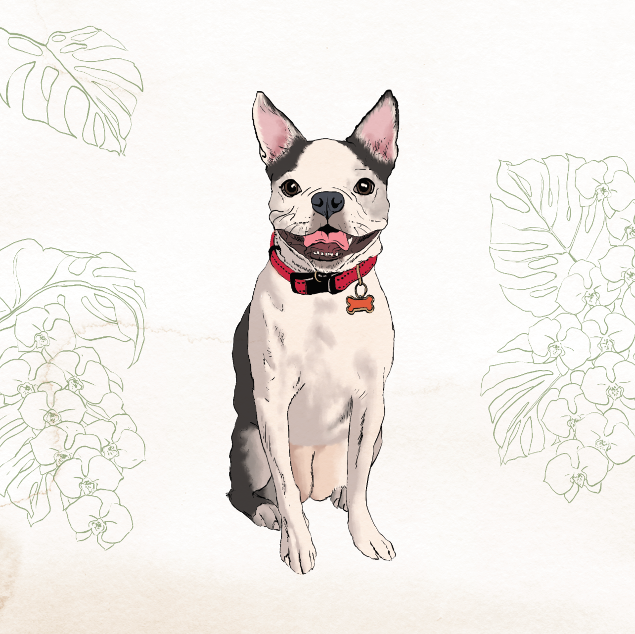 Include a Drawing of Your pet for your wedding
