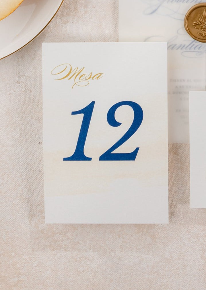 Elegant Table Numbers