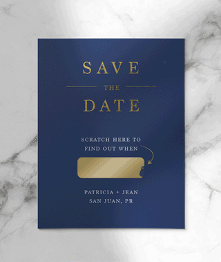 Color Reveal Save the Date