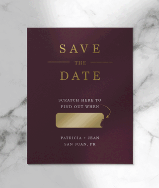 Custom Wedding Announcement