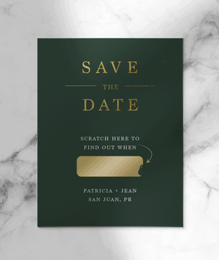 Elegant Save the Date